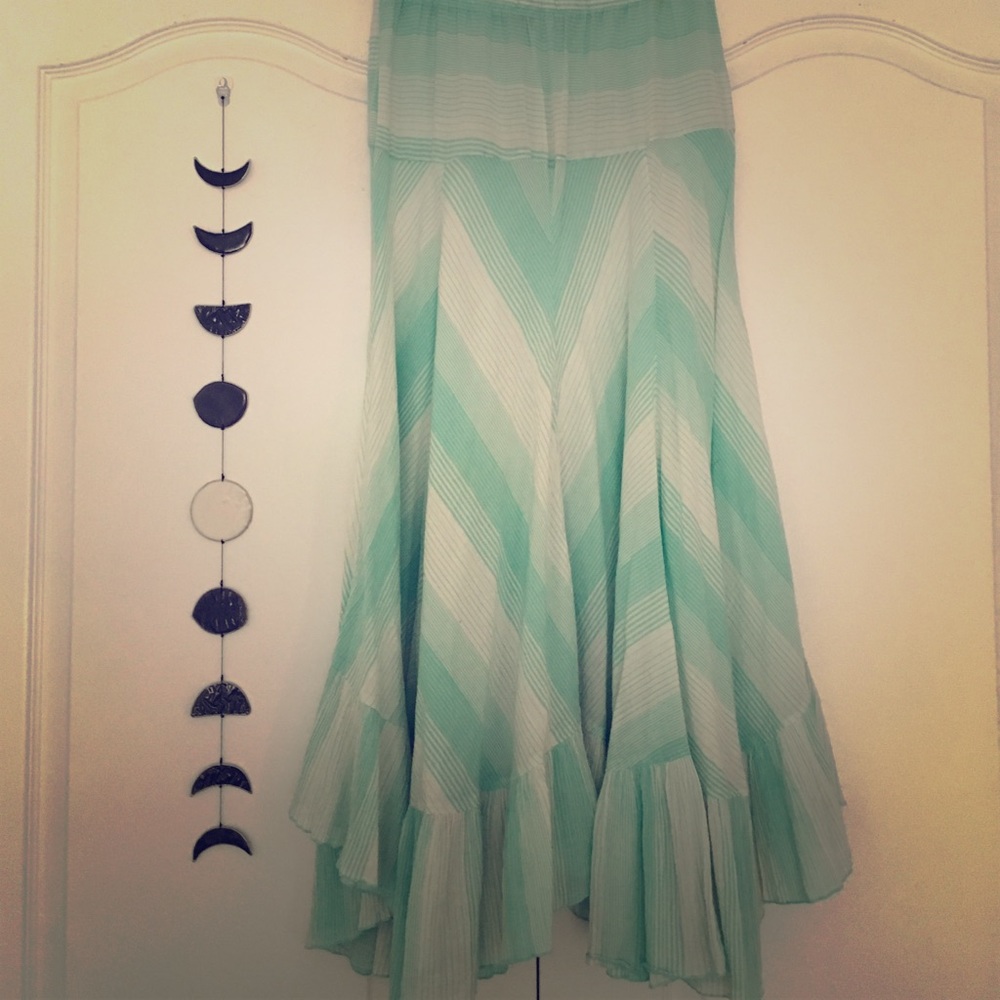 Lux Dreamy Maxi Skirt from UO